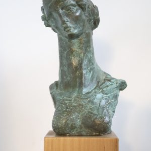 escultura Seikilos bronce Luis Manuel García Cruz vista frontal